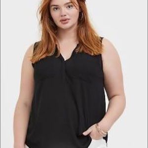 Torrid black blouse